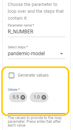 covid 19 loop parameter typing